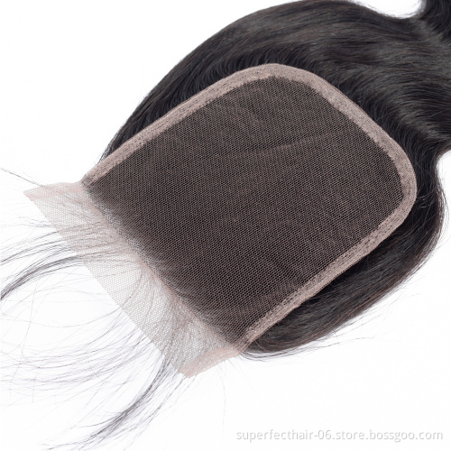 Cheap HD Swiss Lace Closure Human Hair 4x4  HD Brazilian Hair Closure  With Hd Swiss Lace Closure